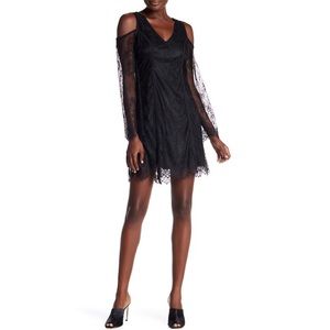 Lumier By Bariano Cold Shoulder Lace Dress